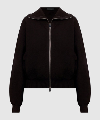 Brown cashmere cardigan