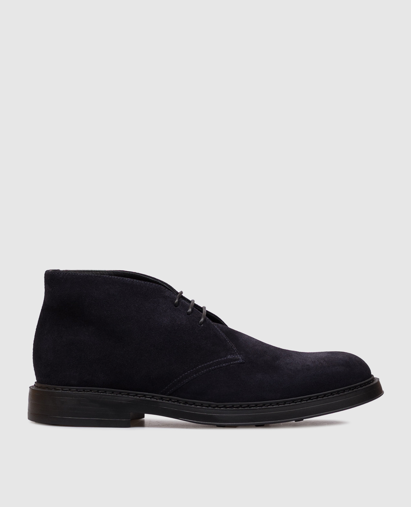 Blue suede deserts