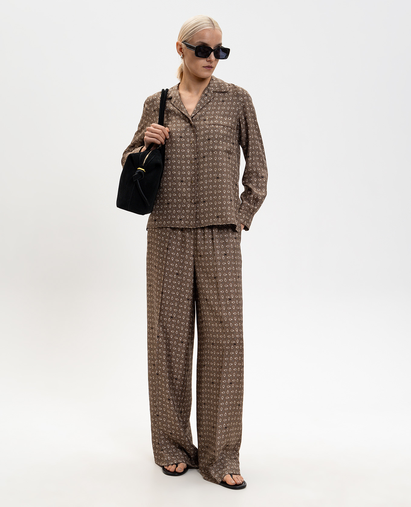 

Brown DISCO silk blouse Max Mara