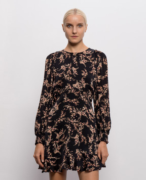 Twinset Black dress with floral print 262TP275J