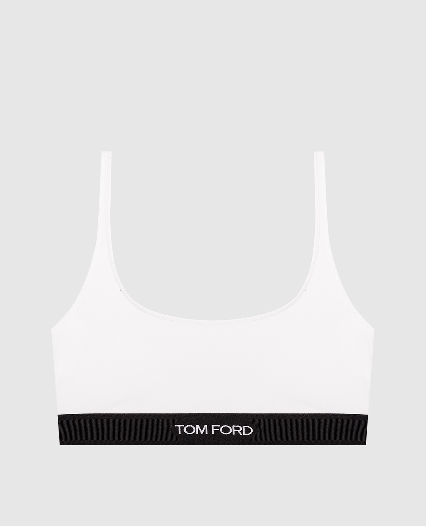 

White top with logo Tom Ford