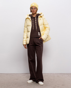 Moncler Serittes yellow down jacket L20931A00158597YG