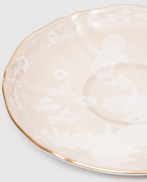 Ginori 1735 Beige porcelain saucer for teacup 003RG00FPT401010150