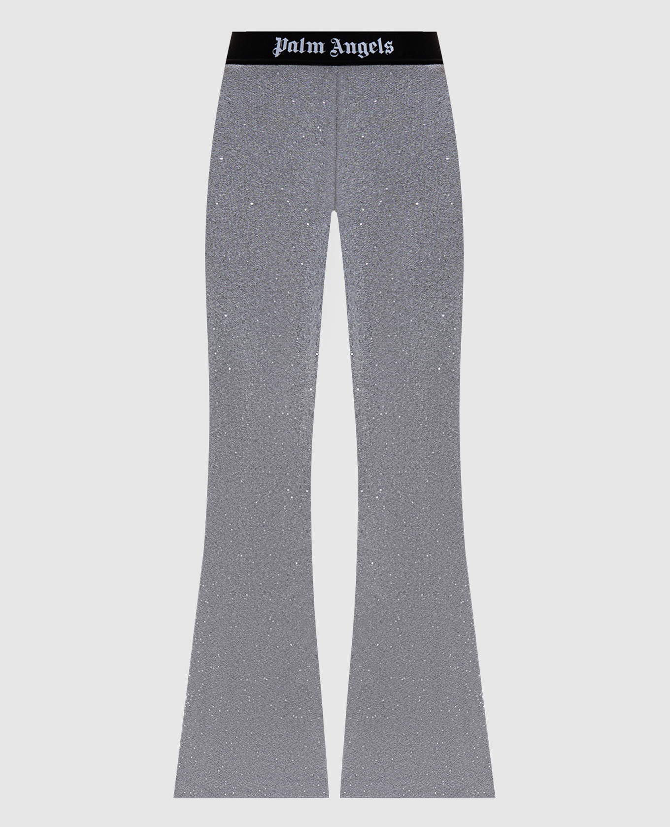 

Gray flared pants Soiree with sequins Palm Angels, Grey