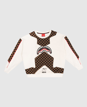 Sprayground Children's beige sweatshirt with print SPY1297EIVO