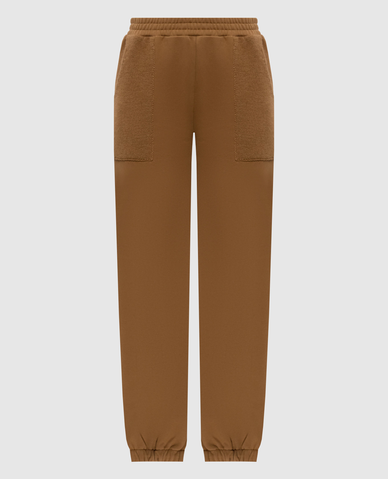 

Brown sweatpants with logo Twinset