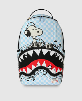 Sprayground Children's blue backpack Peanuts Snoopy Tuned Up & Tuned Out 910B8798NSZ