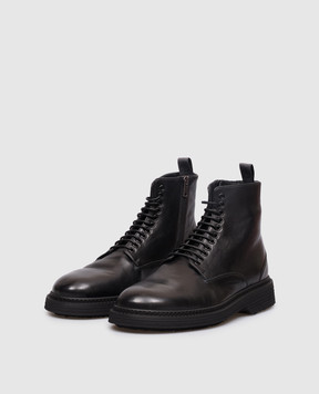 Pantanetti Black leather boots 20033M