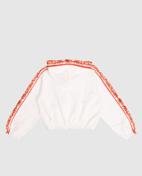 Dolce&Gabbana Children's sports jacket with branded print L5JWDCG7P4K56