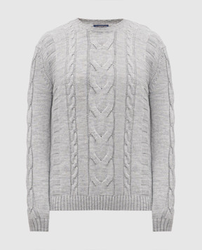 Florentino Gray sweater with wool 225430520606
