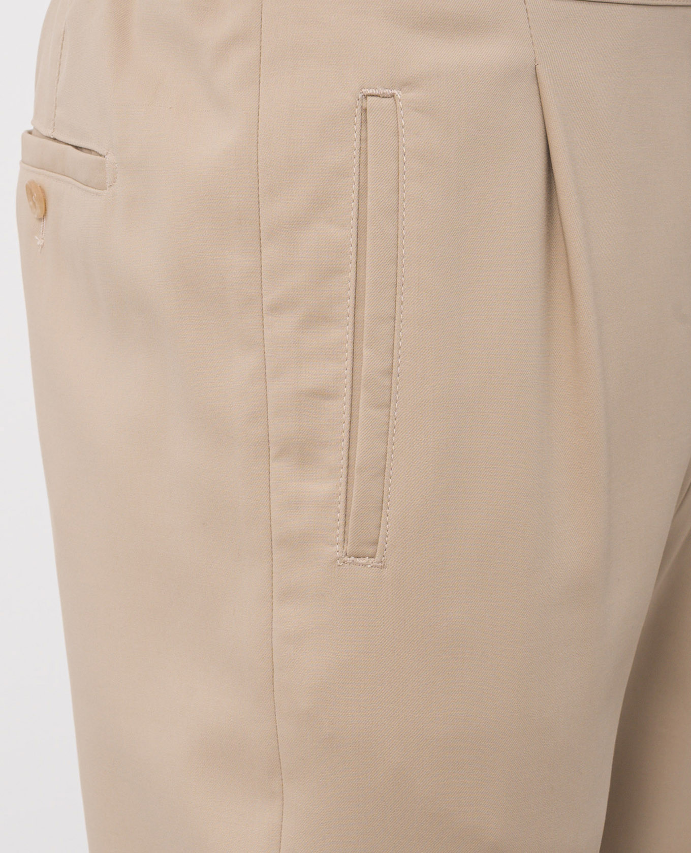 Beige silk pants ISAIA 5