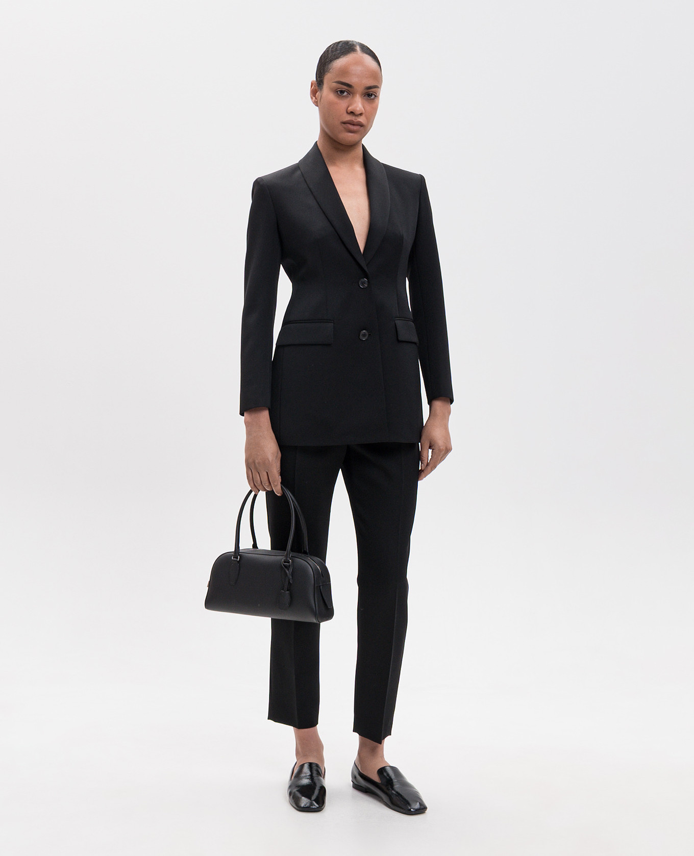 Bettina black wool jacket The Row 2