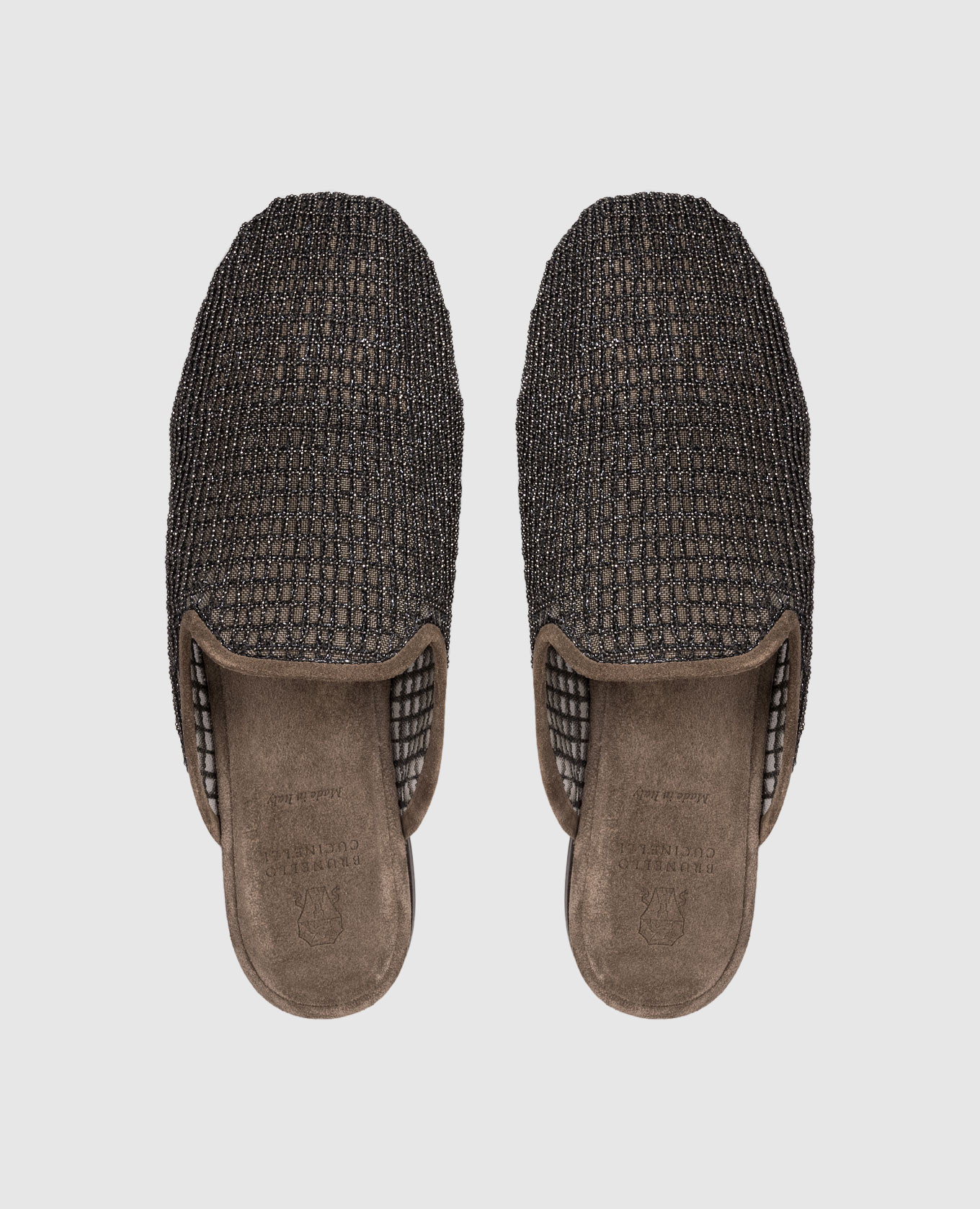 

Brown mules with a monil chain Brunello Cucinelli