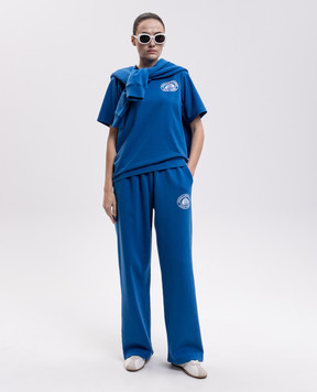 Sporty & Rich Blue T-shirt with print TO11982279BL164