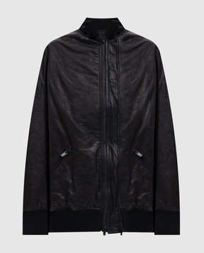 Y`S Yamamoto Black leather jacket YWY01700