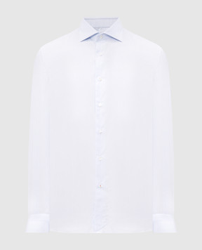 ISAIA Blue striped shirt IM10TCKM345