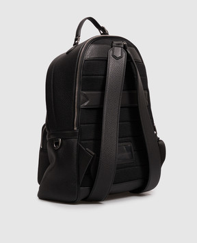 Dolce&Gabbana Vittoria black leather backpack BM2727A0370
