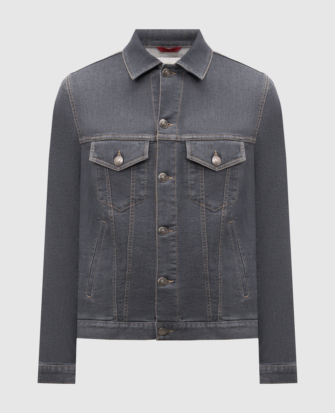 

Gray denim jacket Brunello Cucinelli, Grey