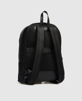Off-White Black backpack with contrast logo OMNB109C99FAB001