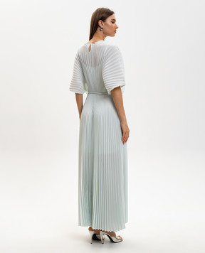 Twinset Green maxi dress with logo 261TP2562