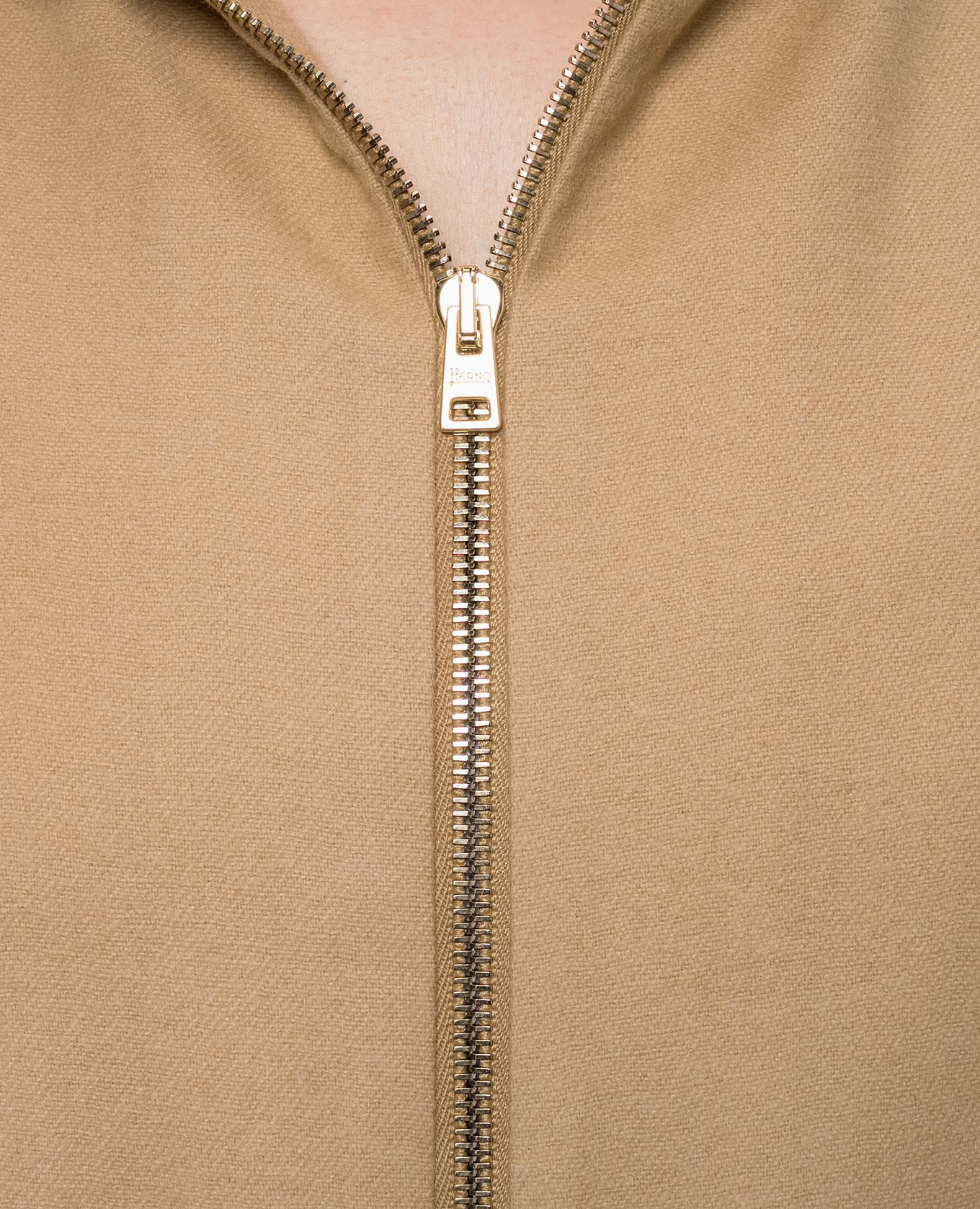 Beige wool sports jacket Herno 5