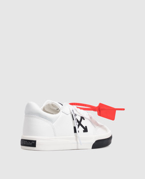 Off-White White leather Vulcanized sneakers W288C9L002