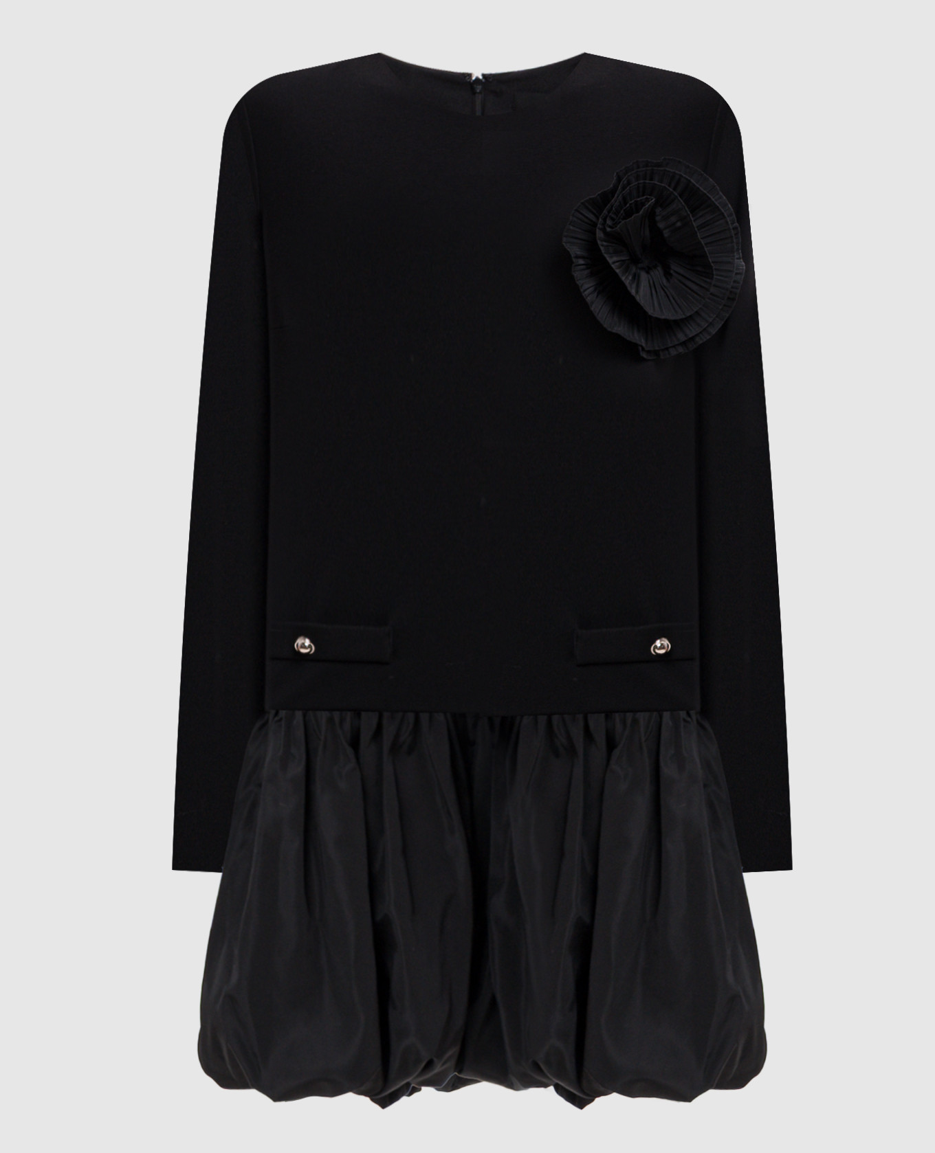 Black dress with ruffles Twinset