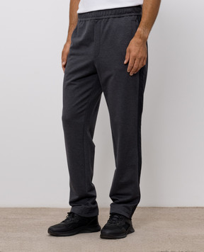 Moncler Grey striped sweatpants L20918H0000689B2V