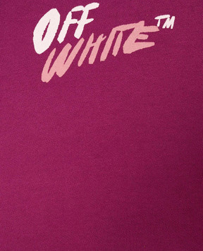 Off-White Children's pink sweatshirt with print 44GBA001F26F003