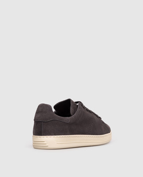 Tom Ford Warwick grey suede sneakers J1507LCL423N
