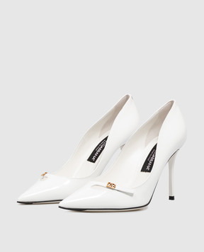Dolce&Gabbana White patent leather shoes CD2004A1471