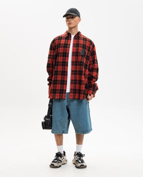 Vetements Blue denim Bermuda shorts ME76DP094N1