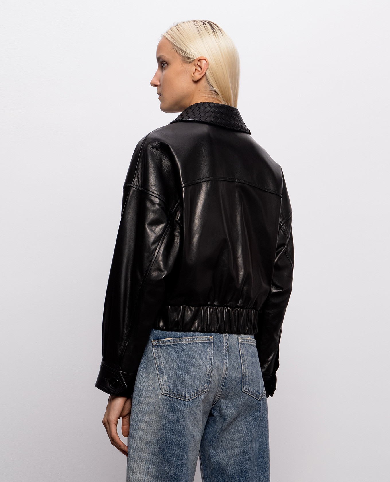 Black leather jacket Babe Pay Pls 4