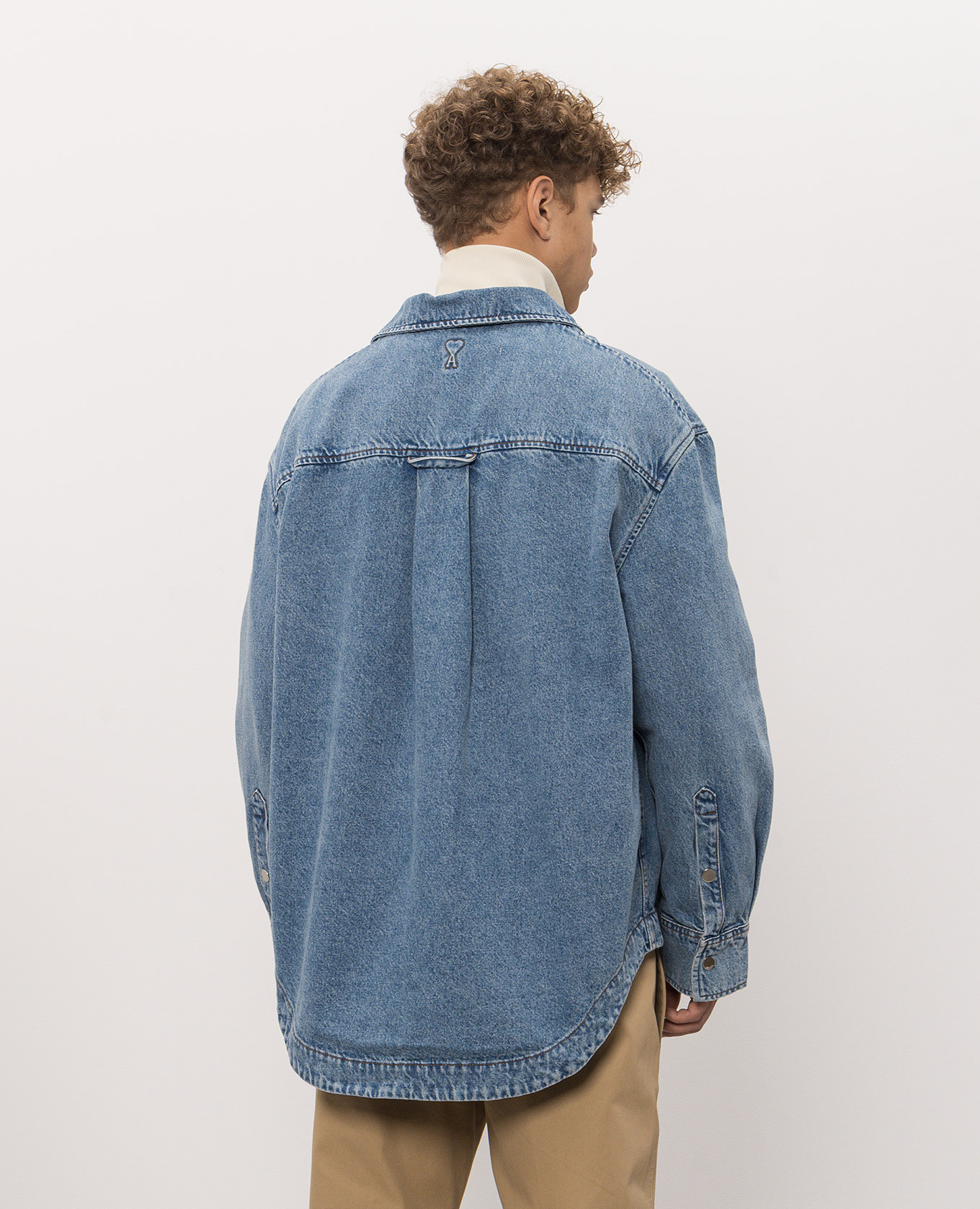 Blue denim jacket Ami Paris 4