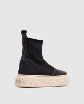 Maison Margiela MM6 Black combination snooker shoes 839283640