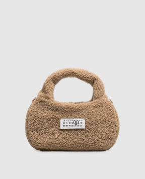 Maison Margiela MM6 Children's beige bag with logo patch M61143MM09I