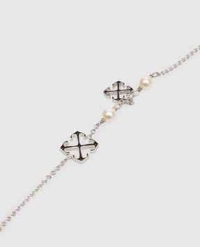 Off-White Silver chain bracelet OWOA12VS26MET001