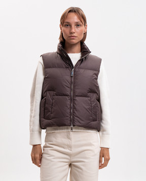 Max & Co Brown down vest PAGELLA MCOPAGELLA