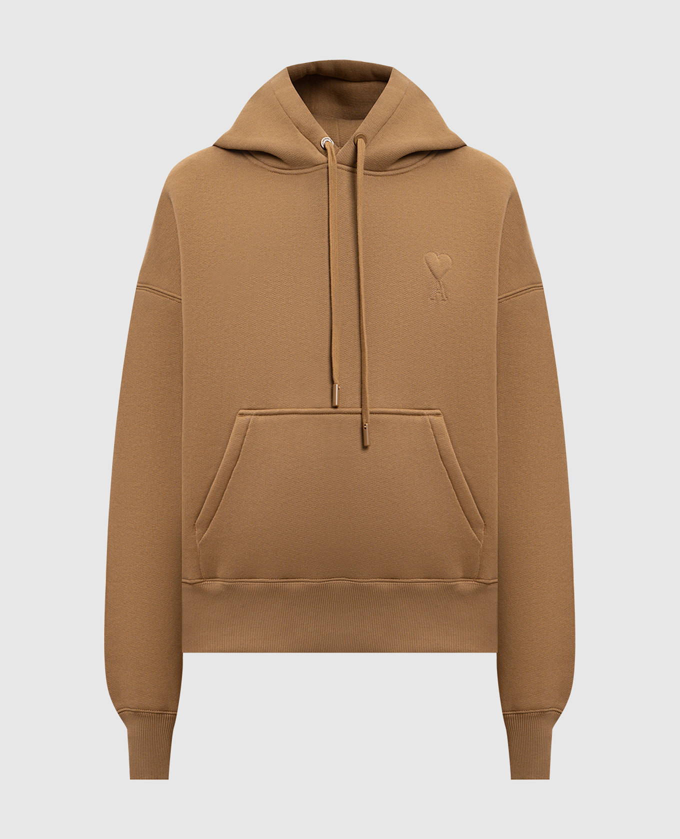 

Brown insulated hoodie Ami Paris