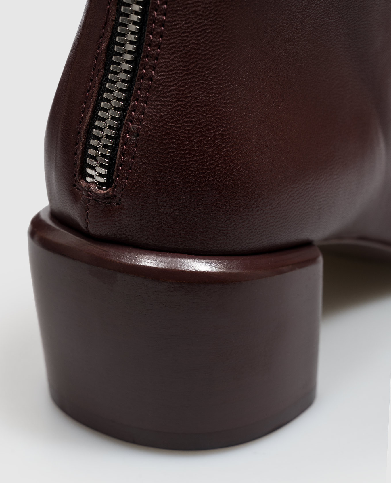 Flore burgundy leather ankle boots Officine Creative 5