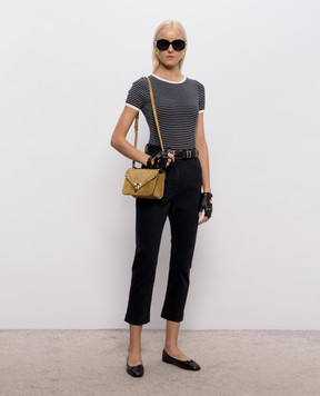 Valentino Black jeans with logo patch 9B3DD21NAED