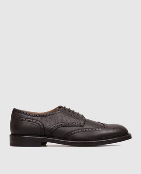 Doucal's Brown leather brogues DU1367SIEXUF225