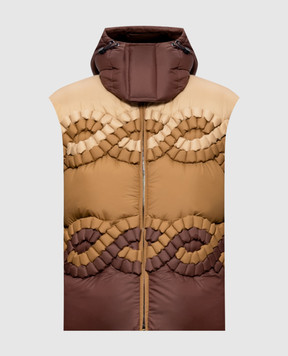 Raxxy Brown down vest RX26AWT004