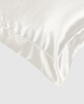 Fazzini White silk pillowcase LAGFEDS50X80A