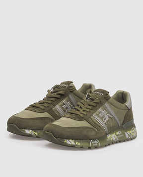 Premiata Lander khaki combination sneakers LANDER