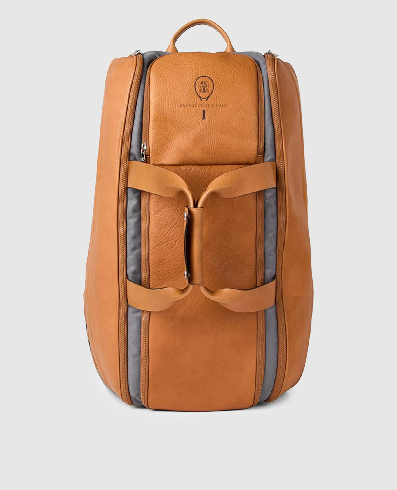 

Brown Tennis backpack-bag combination Brunello Cucinelli