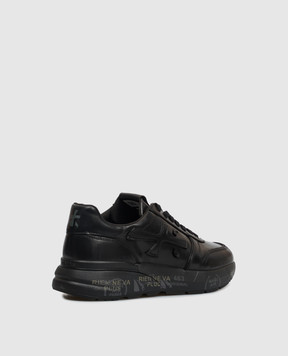 Premiata Mick black leather sneakers MICK1453N