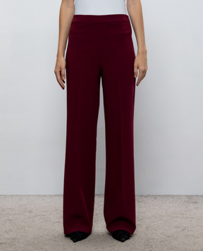 Twinset Burgundy flared pants 262TT2421