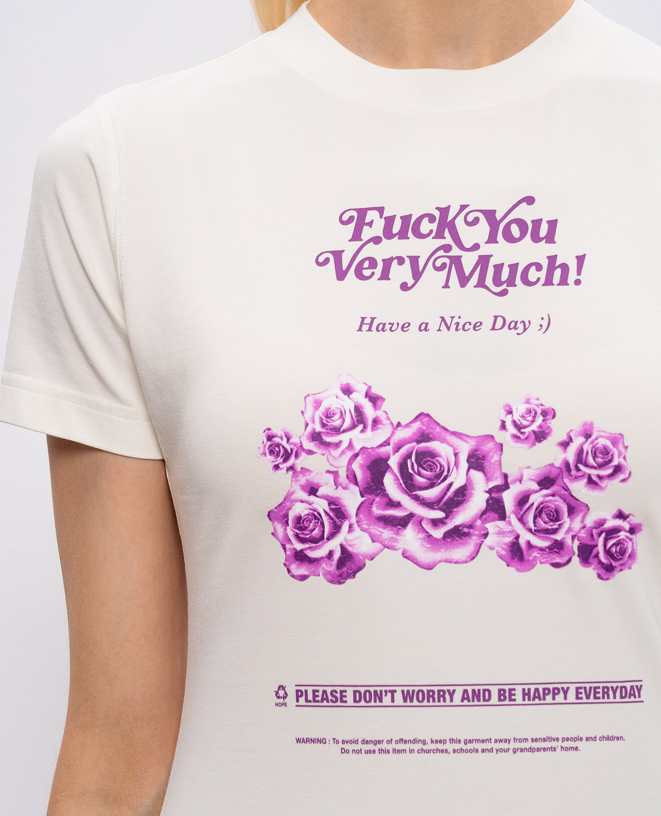 White T-shirt Fuck You Very Much Vetements 5