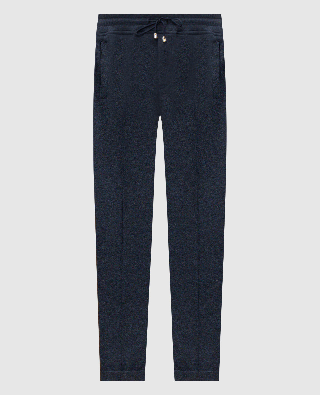 Blue pants with lapels